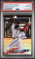 2018 Topps Chrome Ronald Acuna Jr. #193 card