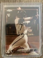 2018 Topps Chrome Ronald Acuna Jr. #193 card