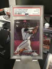 2018 Topps Chrome Ronald Acuna Jr. #193 card