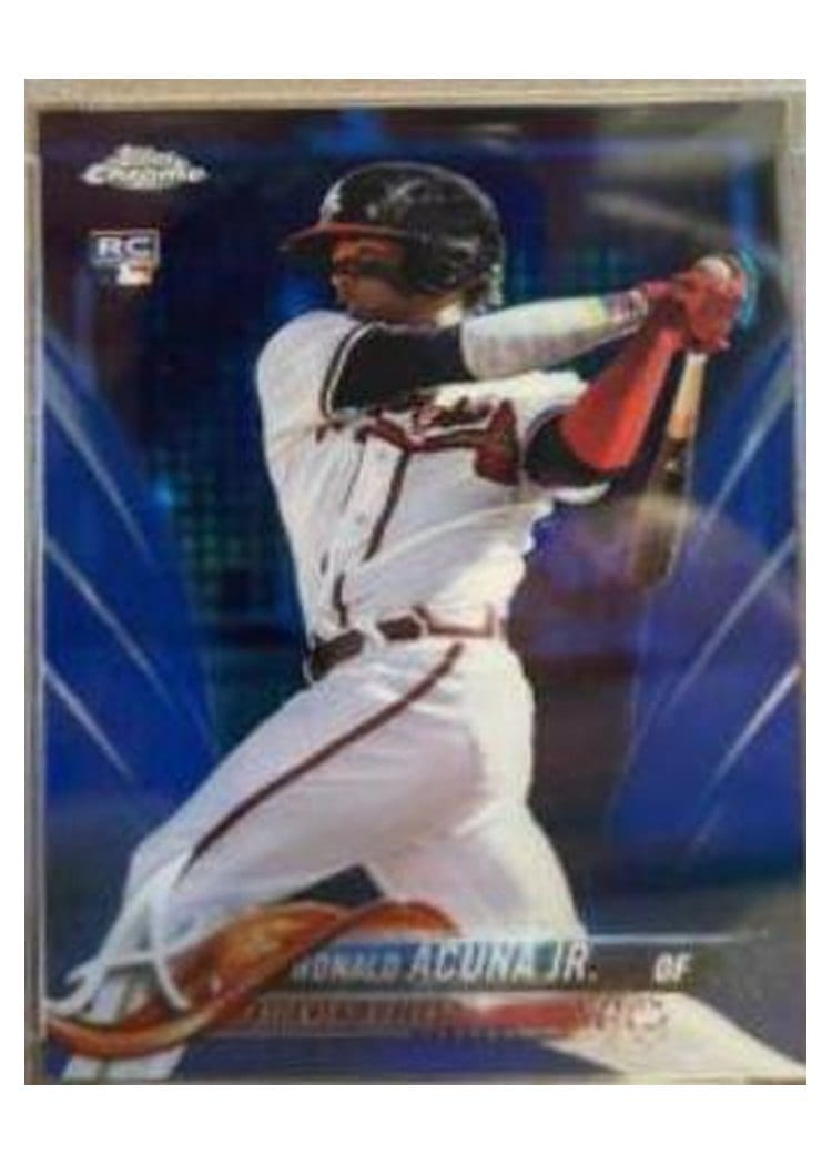 2018 Topps Chrome Ronald Acuna Jr. #193 card