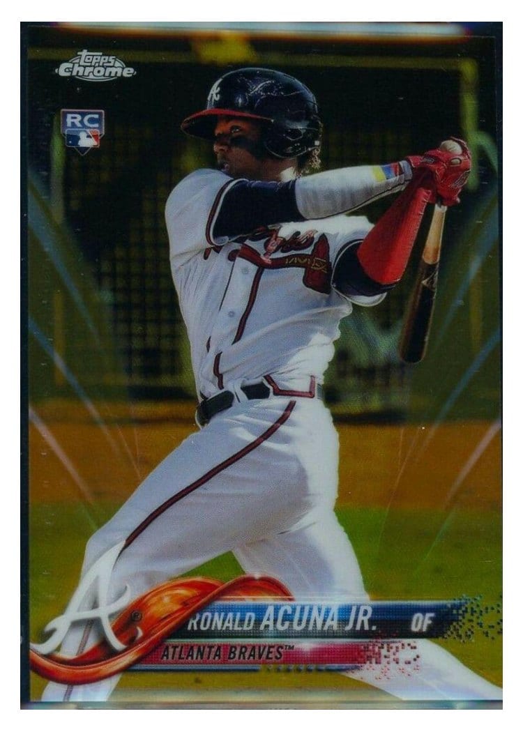 2018 Topps Chrome Ronald Acuna Jr. #193 card