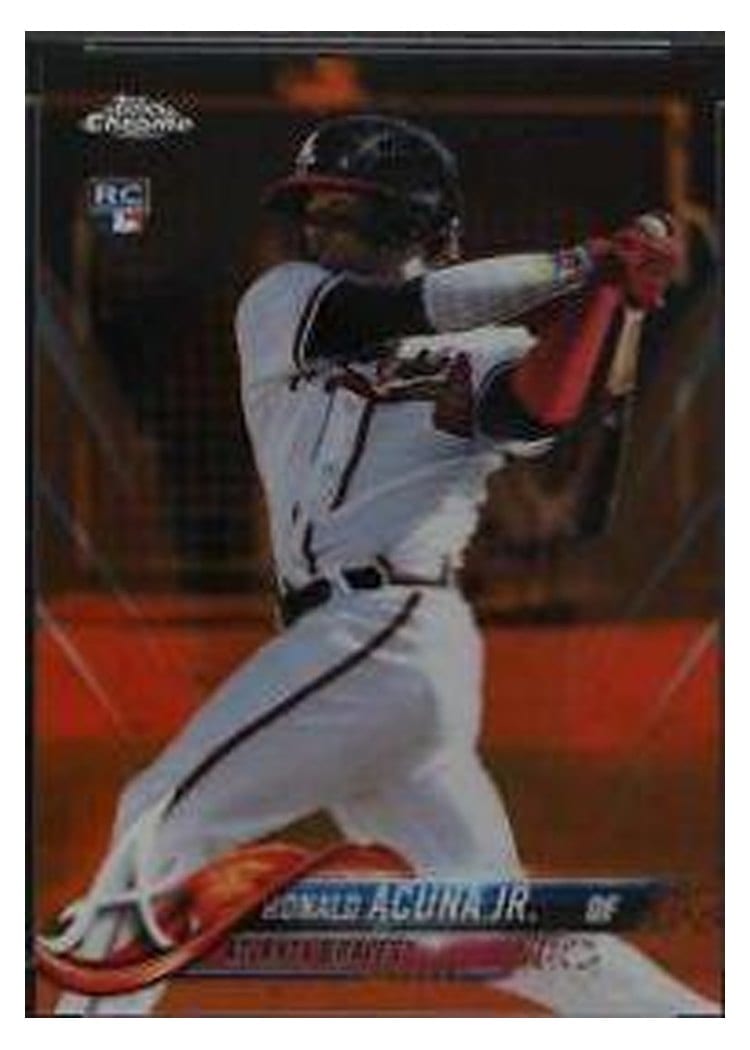 2018 Topps Chrome Ronald Acuna Jr. #193 card