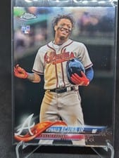 2018 Topps Chrome Update Ronald Acuna Jr. #HMT25 card