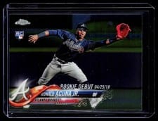 2018 Topps Chrome Update Ronald Acuna Jr. #HMT31 card