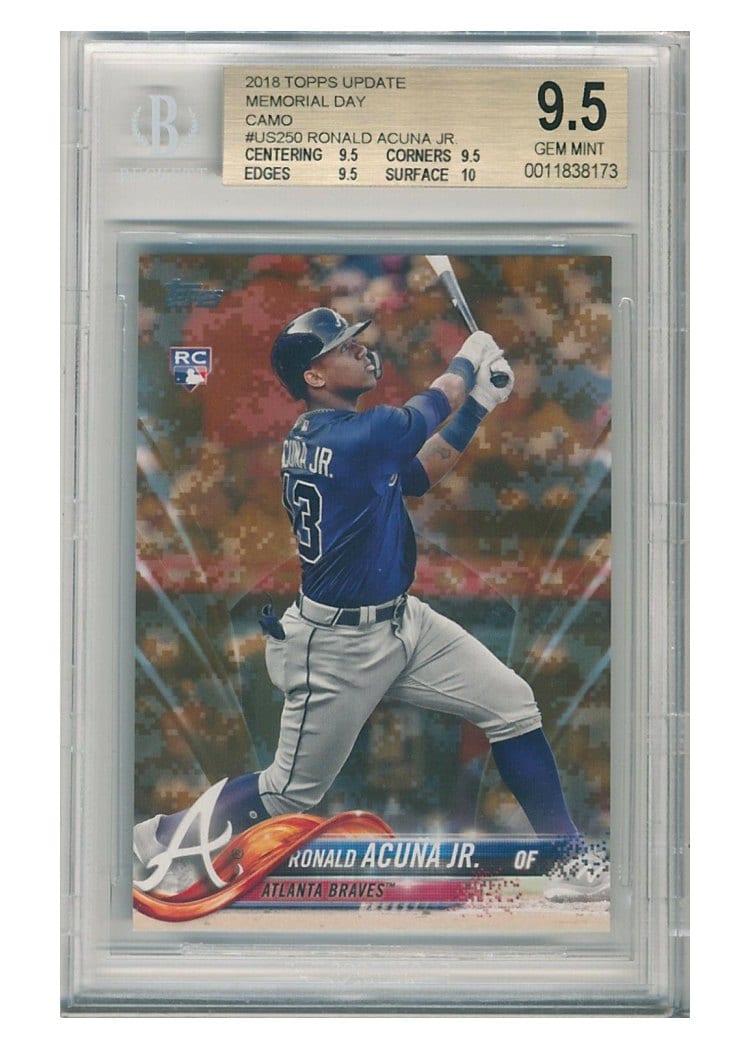2018 Topps Update Ronald Acuna Jr. #US252 card