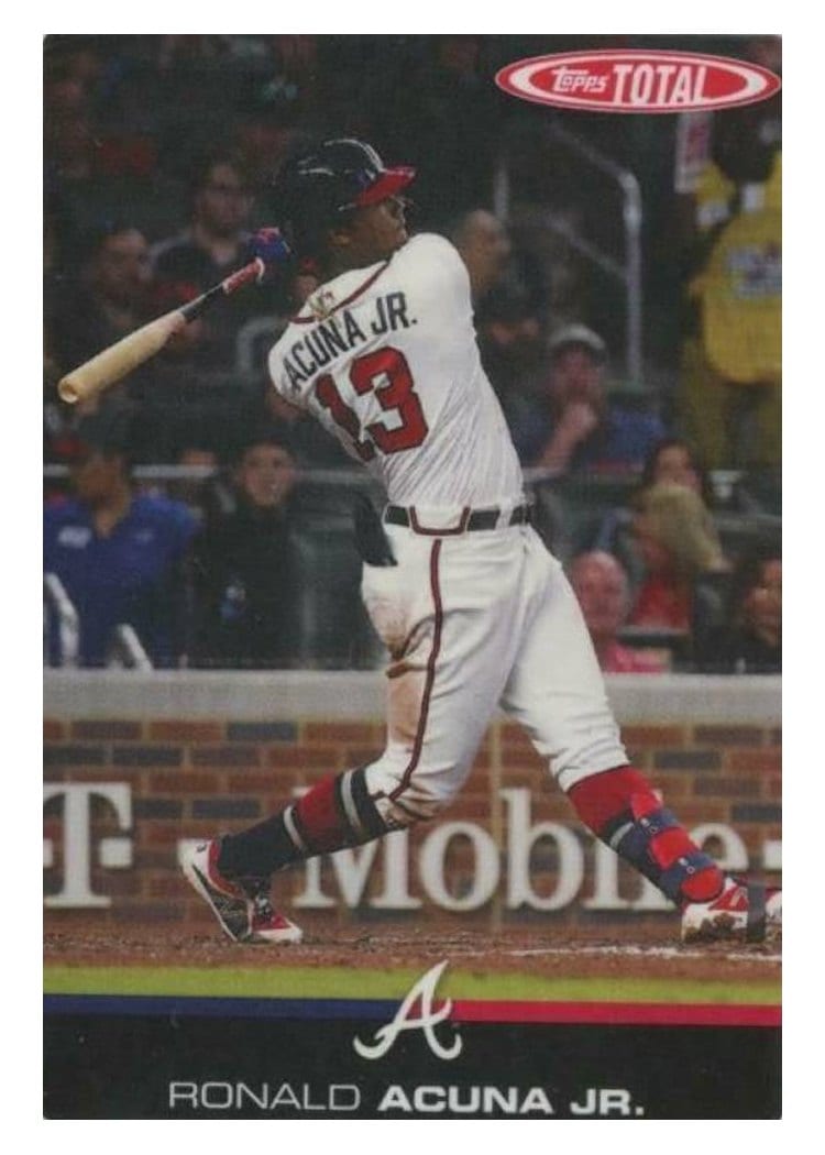 2019 Topps Total Base Set Ronald Acuna Jr. #2 card