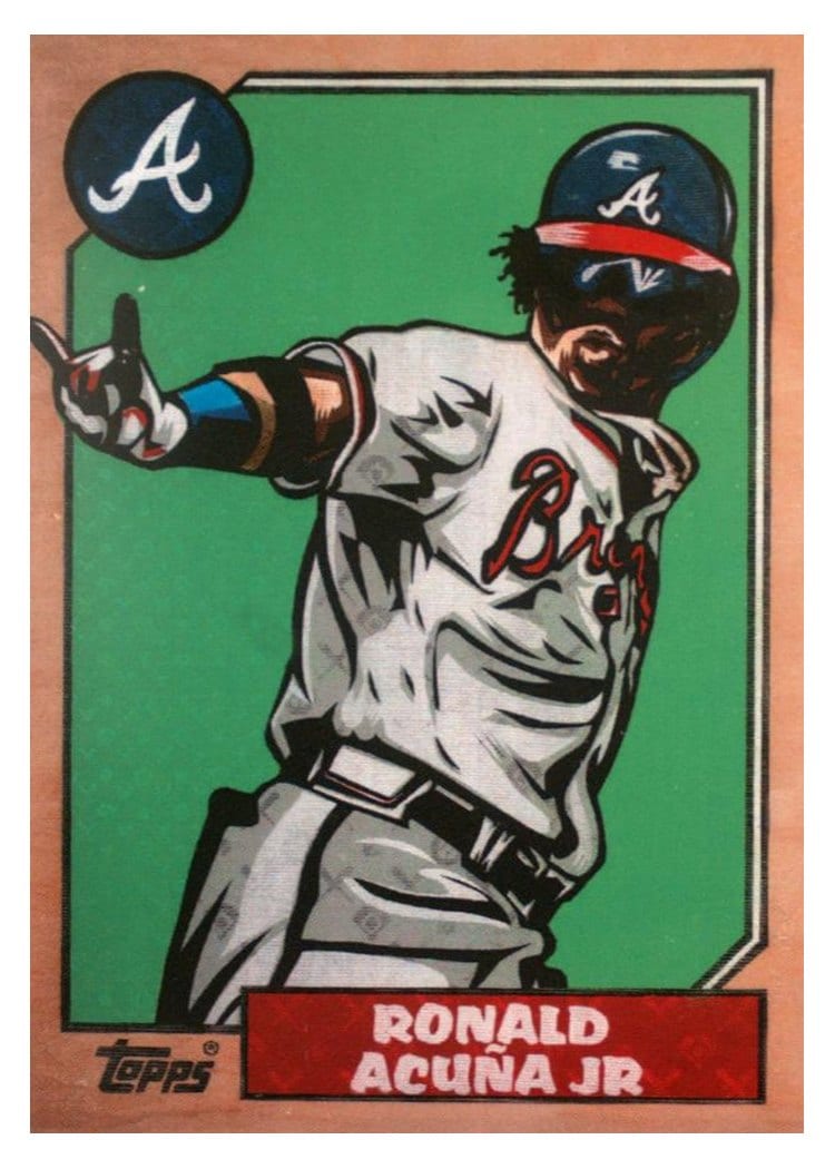 2021 Topps Project70 Base Set Ronald Acuna Jr. #56 card
