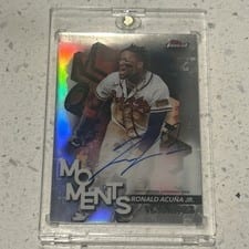 2024 Finest Moments Autographs Ronald Acuña Jr. #FMA-RA