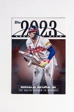 2024 Topps 2023 Greatest Hits Ronald Acuña Jr. #23GH-5 card