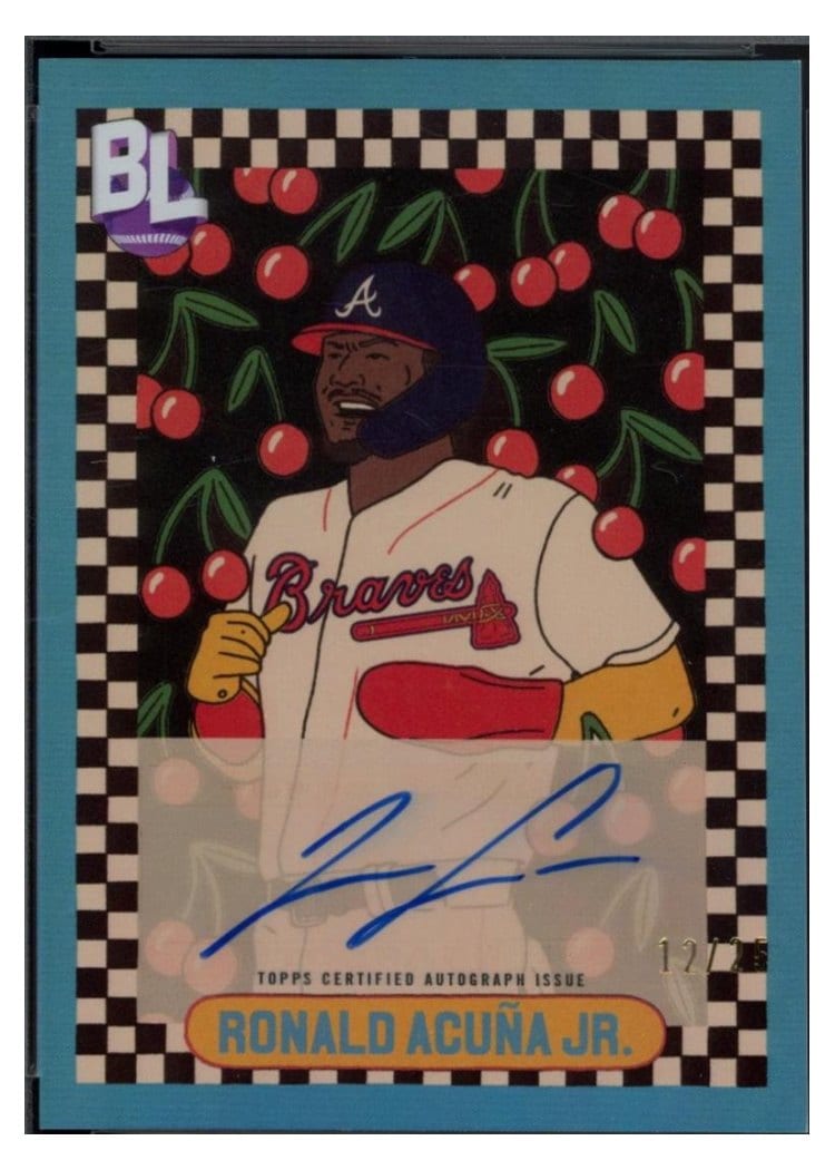 2024 Topps Big League Big Leaguers Autographs Ronald Acuña Jr. #TBLA-RA card