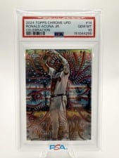 2024 Topps Chrome Update Celebracion Ronald Acuña Jr. #CELE-14 card