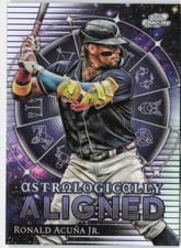 2024 Topps Cosmic Chrome Astrologically Aligned Ronald Acuña Jr. #AA-9 card