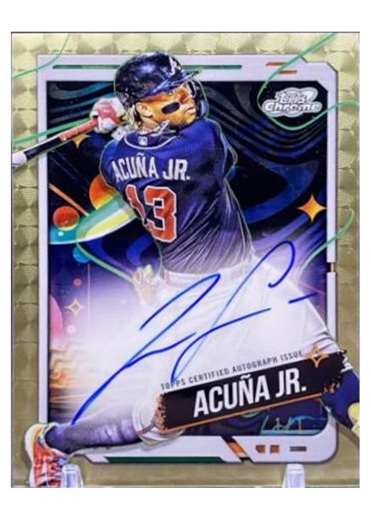 2024 Topps Cosmic Chrome Autographs Ronald Acuña Jr. #CCA-RA card