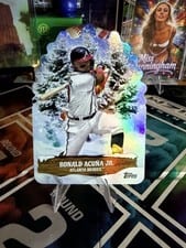 2024 Topps Holiday Evergreen Die Cuts Ronald Acuña Jr. #EG-2 card