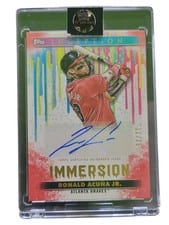 2024 Topps Inception Immersion Autographs Ronald Acuña Jr. #IA-RA card