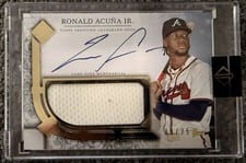 2024 Topps Transcendent Collection Autographed Relics Ronald Acuña Jr. #TCAR-RA card