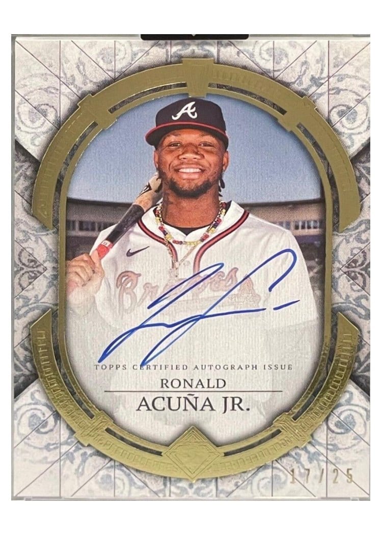 2024 Topps Transcendent Collection Autographs Ronald Acuña Jr. #TCA-RA card