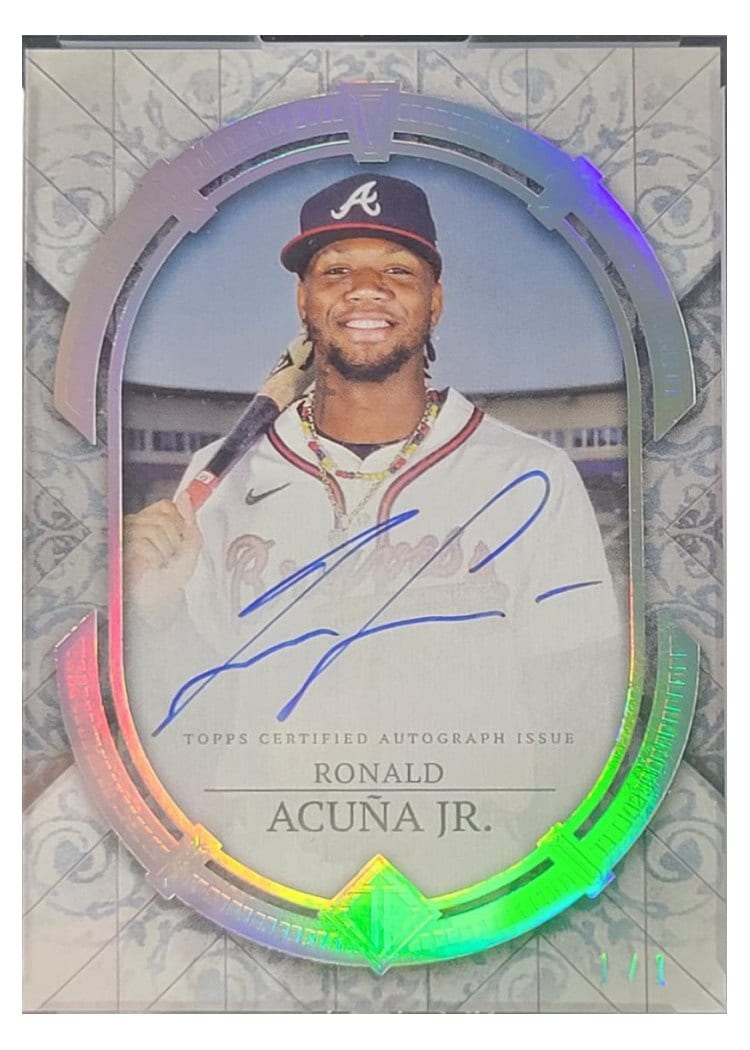 2024 Topps Transcendent Collection Autographs Ronald Acuña Jr. #TCA-RA card