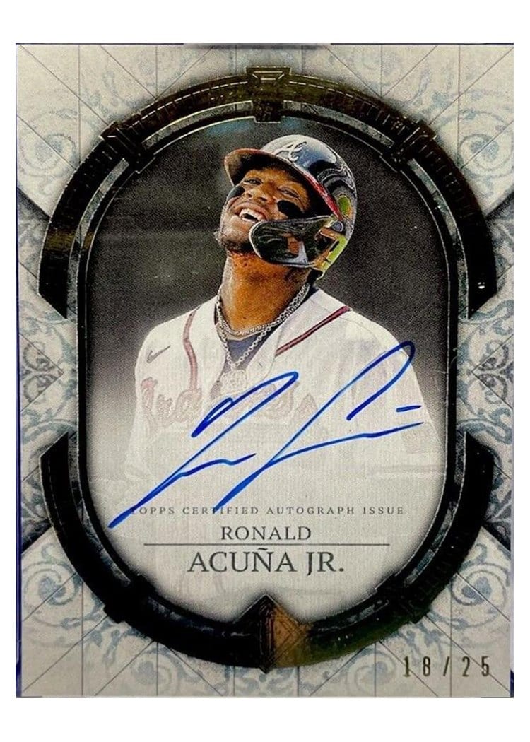 2024 Topps Transcendent Collection Autographs Ronald Acuña Jr. #TCA-RAJ card