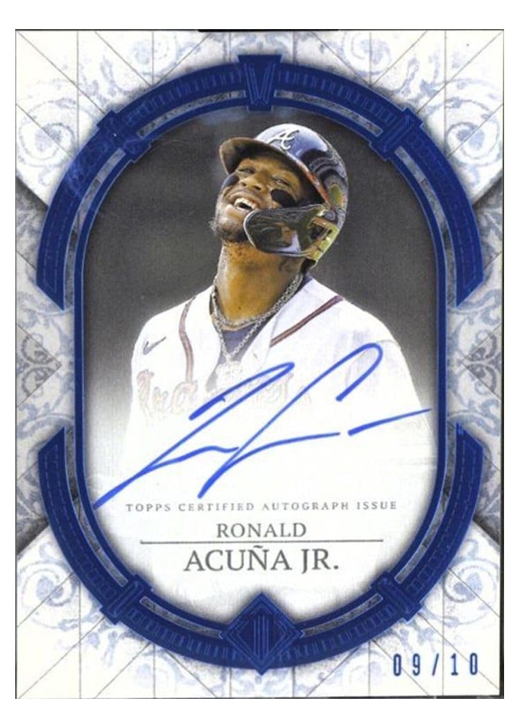 2024 Topps Transcendent Collection Autographs Ronald Acuña Jr. #TCA-RAJ card