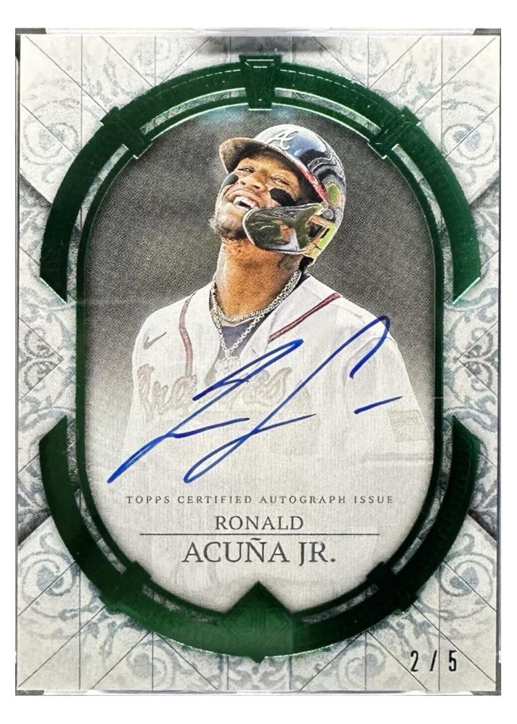 2024 Topps Transcendent Collection Autographs Ronald Acuña Jr. #TCA-RAJ card