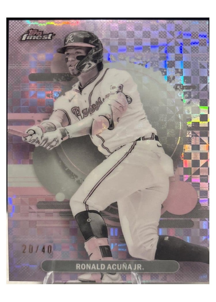 2025 Finest Base Set Ronald Acuña Jr. #123 card