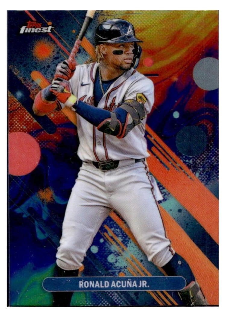 2025 Finest Base Set Ronald Acuña Jr. #17 card