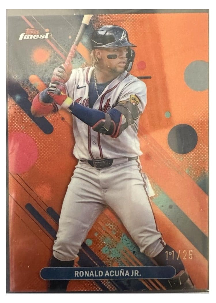 2025 Finest Base Set Ronald Acuña Jr. #17 card