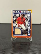 2025 Topps 1990 Topps Baseball All-Star Relics Ronald Acuña Jr. #90ASR-RA card