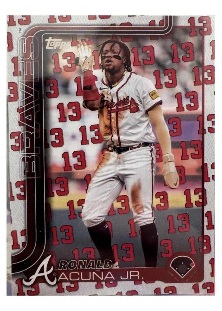 2025 Topps Ronald Acuna Jr. #207 card