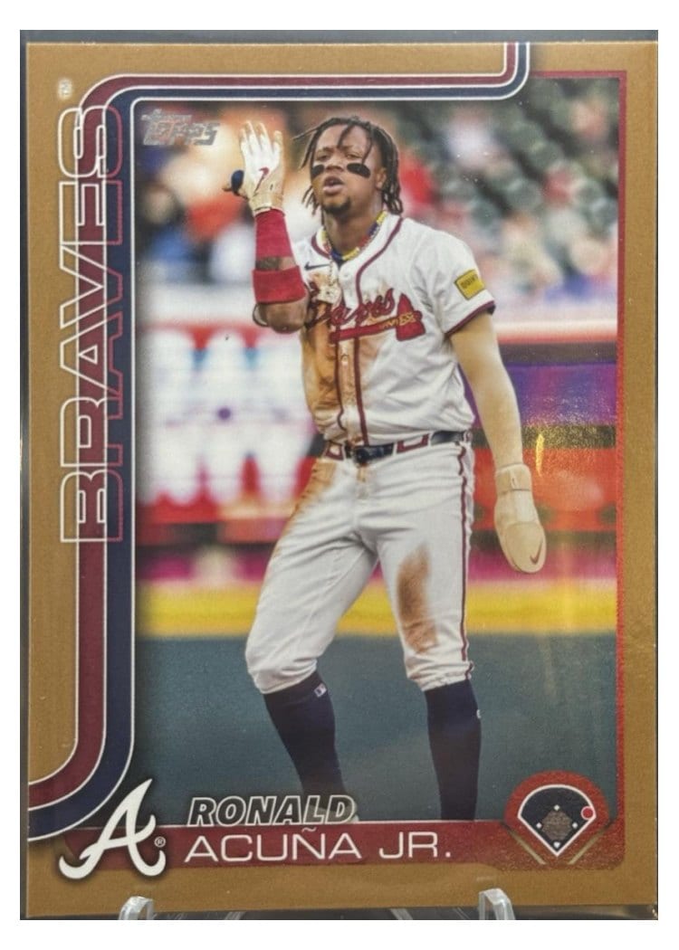 2025 Topps Ronald Acuna Jr. Gold #207 card