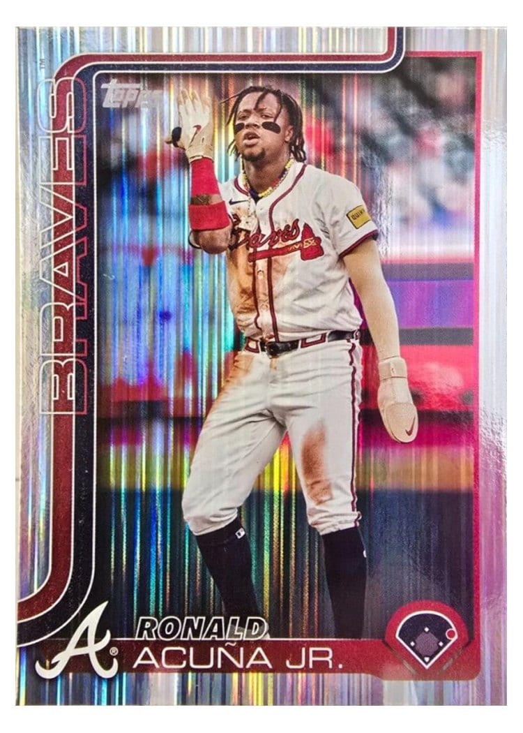 2025 Topps Ronald Acuna Jr. Tinsel #207 card