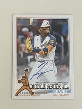 Ronald Acuña Jr. 2025 Topps Heritage 1976 Redefined Real One Autographs card