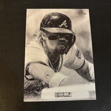 2025 Topps Update Keegan Hall Art Cards Ronald Acuña Jr. #KHAC-32 card