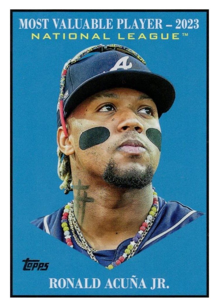 2025 Topps Update Most Valuable Ronald Acuña Jr. #MV-3 card