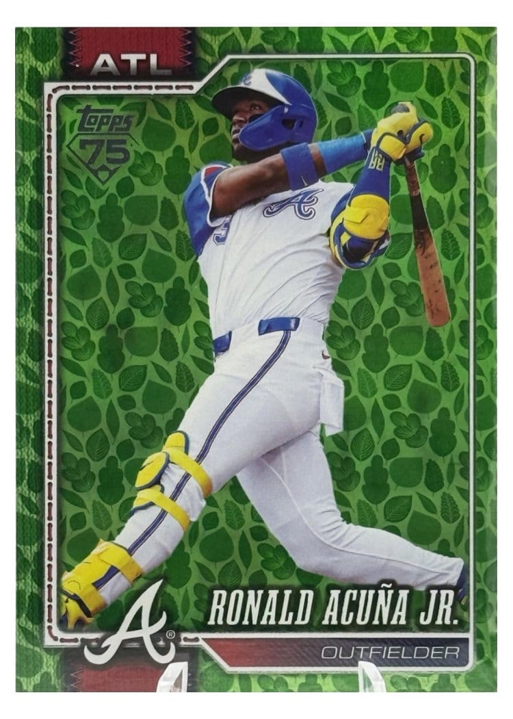 2026 Topps Ronald Acuna Jr. Green Spring Training #50 card