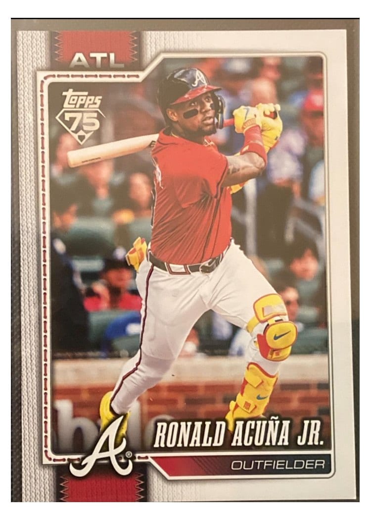 2026 Topps Ronald Acuna Jr. Oversized #50 card