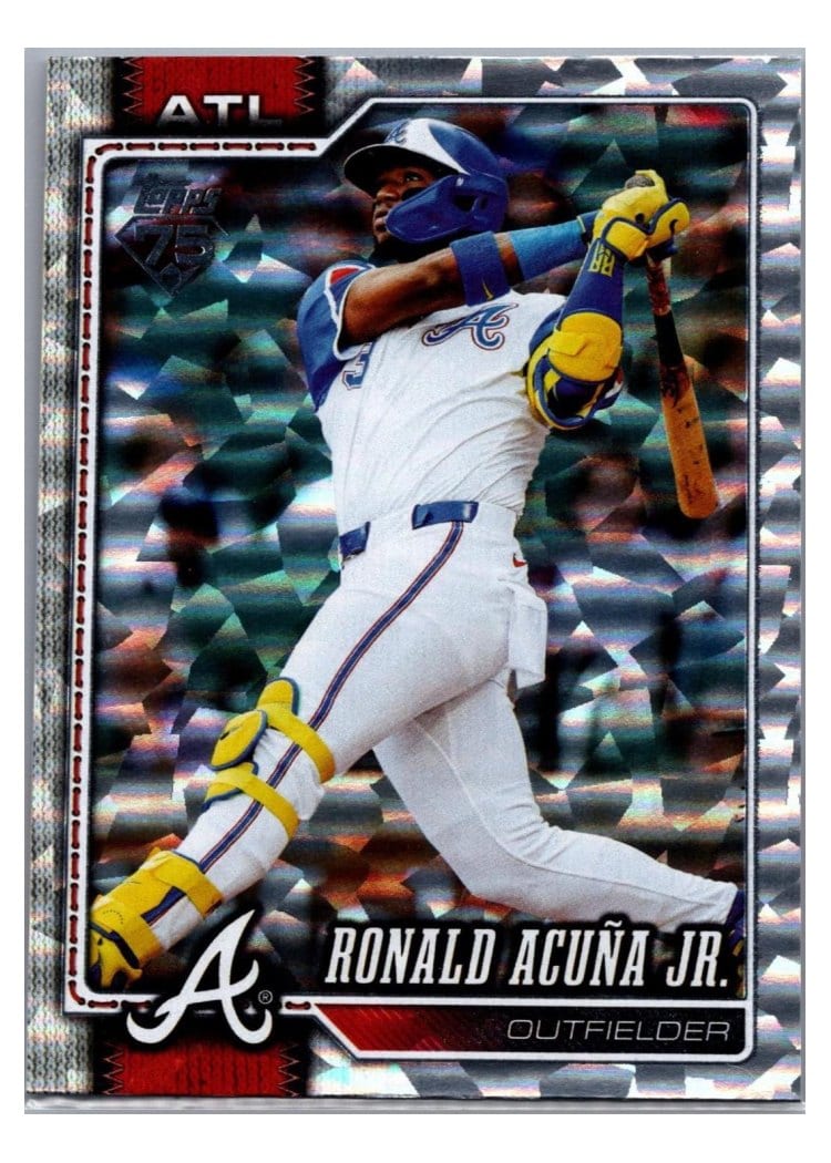 2026 Topps Ronald Acuna Jr. Crackle Foil #50 card