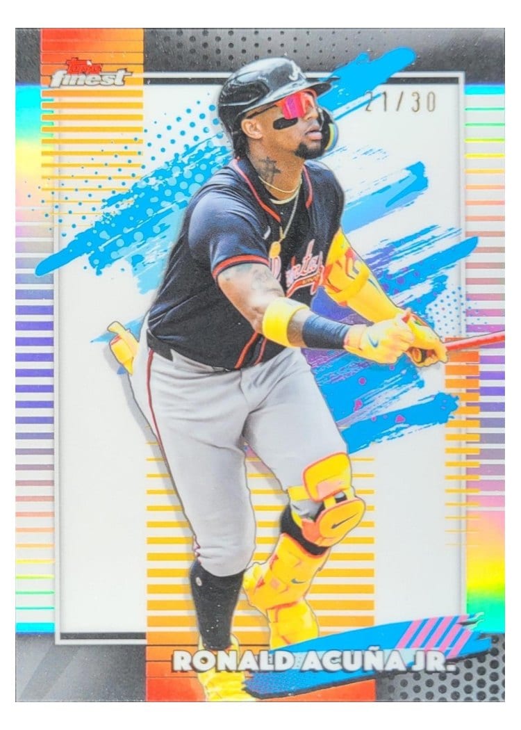 2026 Topps Finest Ronald Acuna Jr. #187 card