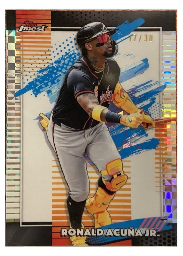 2026 Topps Finest Ronald Acuna Jr. #187 card
