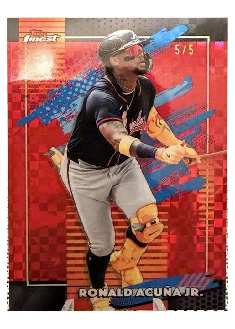 2026 Topps Finest Ronald Acuna Jr. #187 card