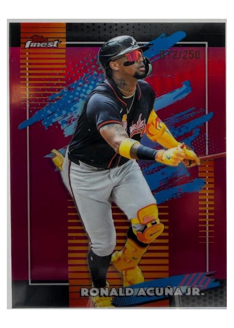 2026 Topps Finest Ronald Acuna Jr. #187 card