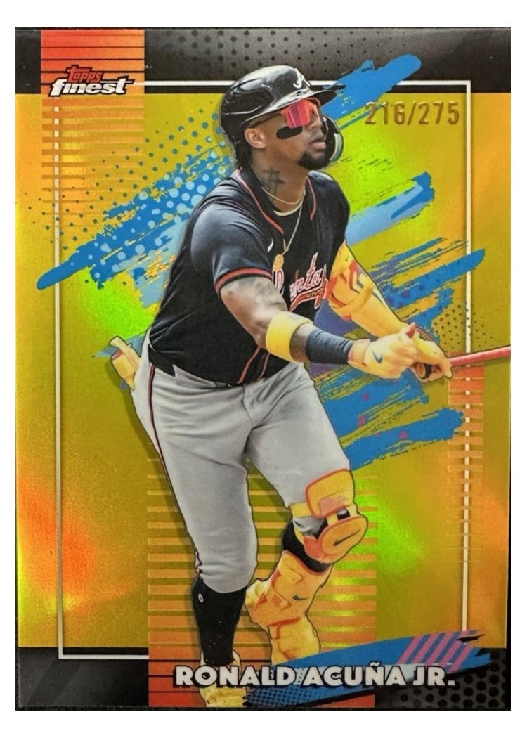 2026 Topps Finest Ronald Acuna Jr. #187 card