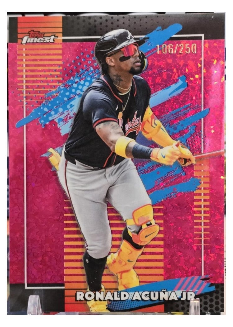 2026 Topps Finest Ronald Acuna Jr. #187 card