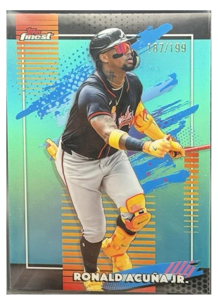 2026 Topps Finest Ronald Acuna Jr. #187 card