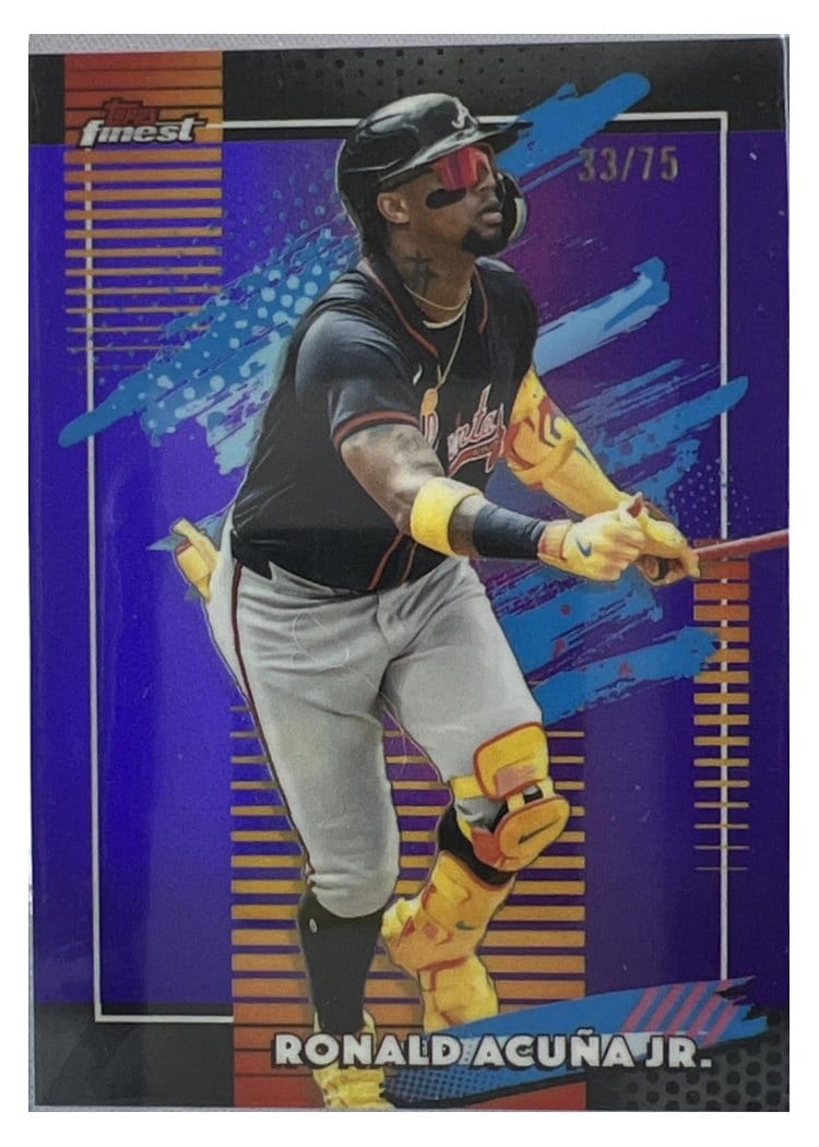 2026 Topps Finest Ronald Acuna Jr. #187 card