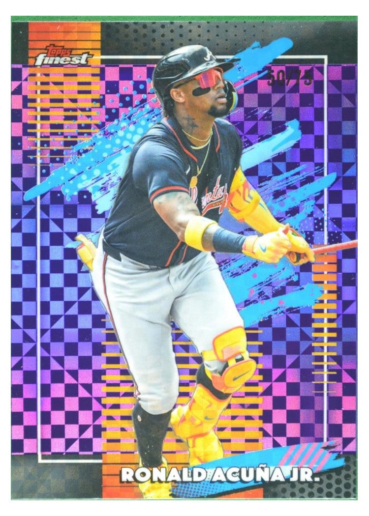 2026 Topps Finest Ronald Acuna Jr. #187 card