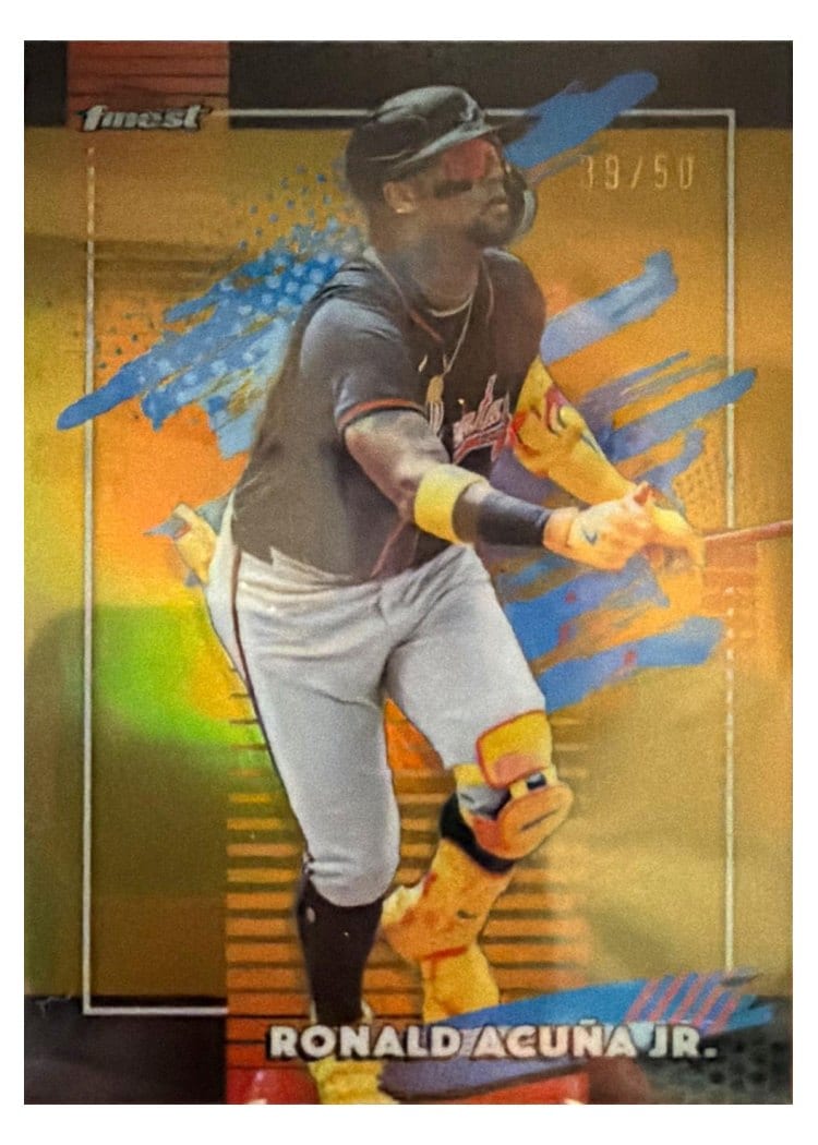 2026 Topps Finest Ronald Acuna Jr. #187 card