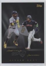 2025 Topps Dynamic Duals Dinger Duos Ronald Acuña Jr. / José Ramírez #DD-05 card