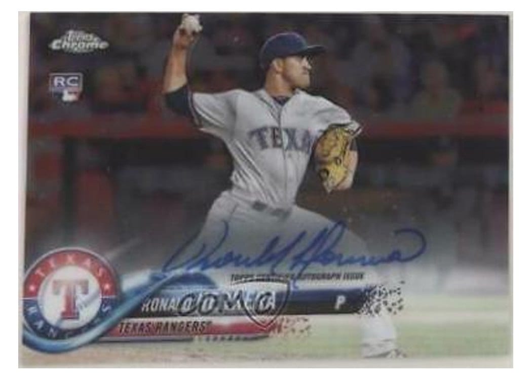 2018 Topps Chrome Rookie Autographs Ronald Herrera #RA-RHE card
